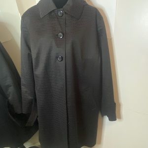 Plus size hooded Mona Lisa fen nelli  jacket.